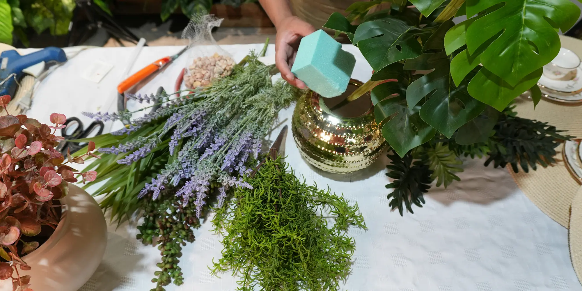 Mesa de trabajo florista